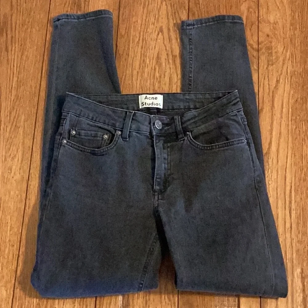 Acne Studios skin 5 used black skinny jeans
